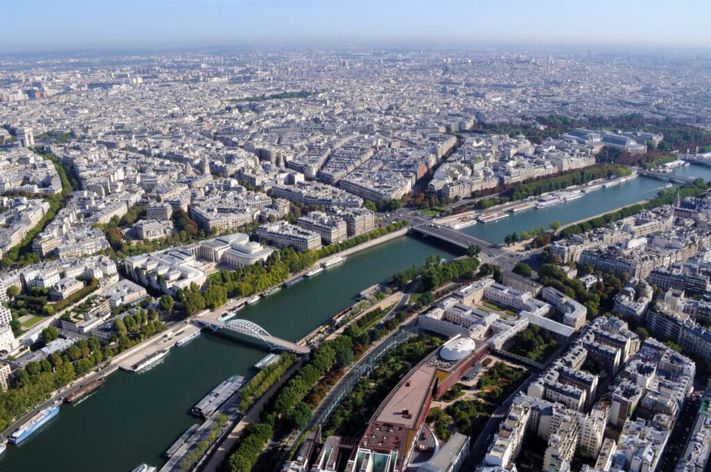 Vue de haut ile de france